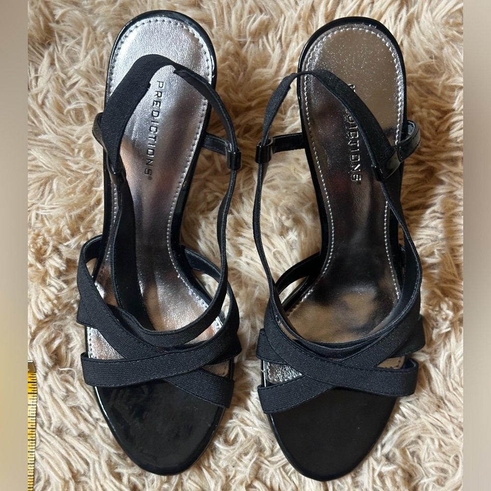 Little black dressy sandals